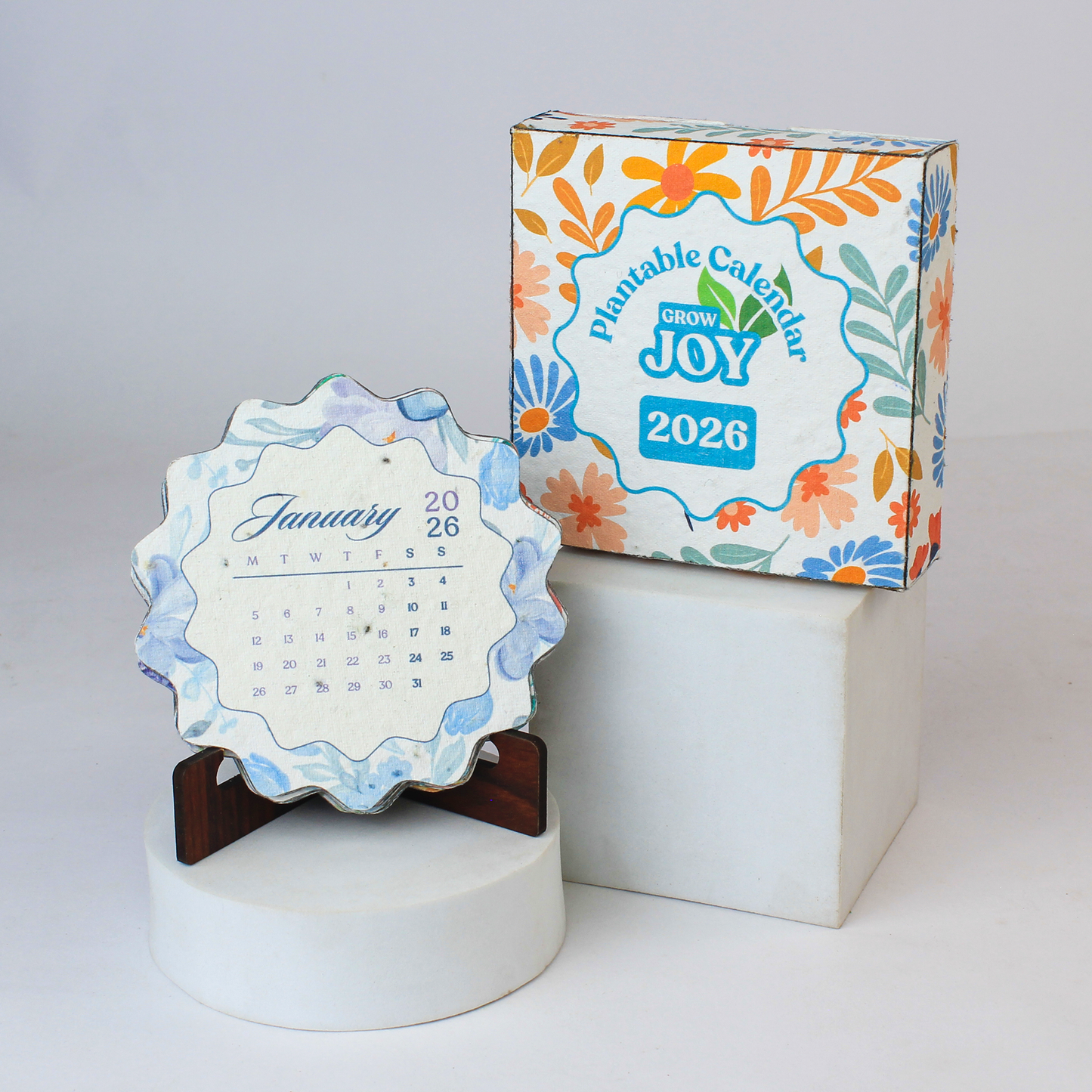 Starlit Bloom Desk Calendar – MDF OCREC010