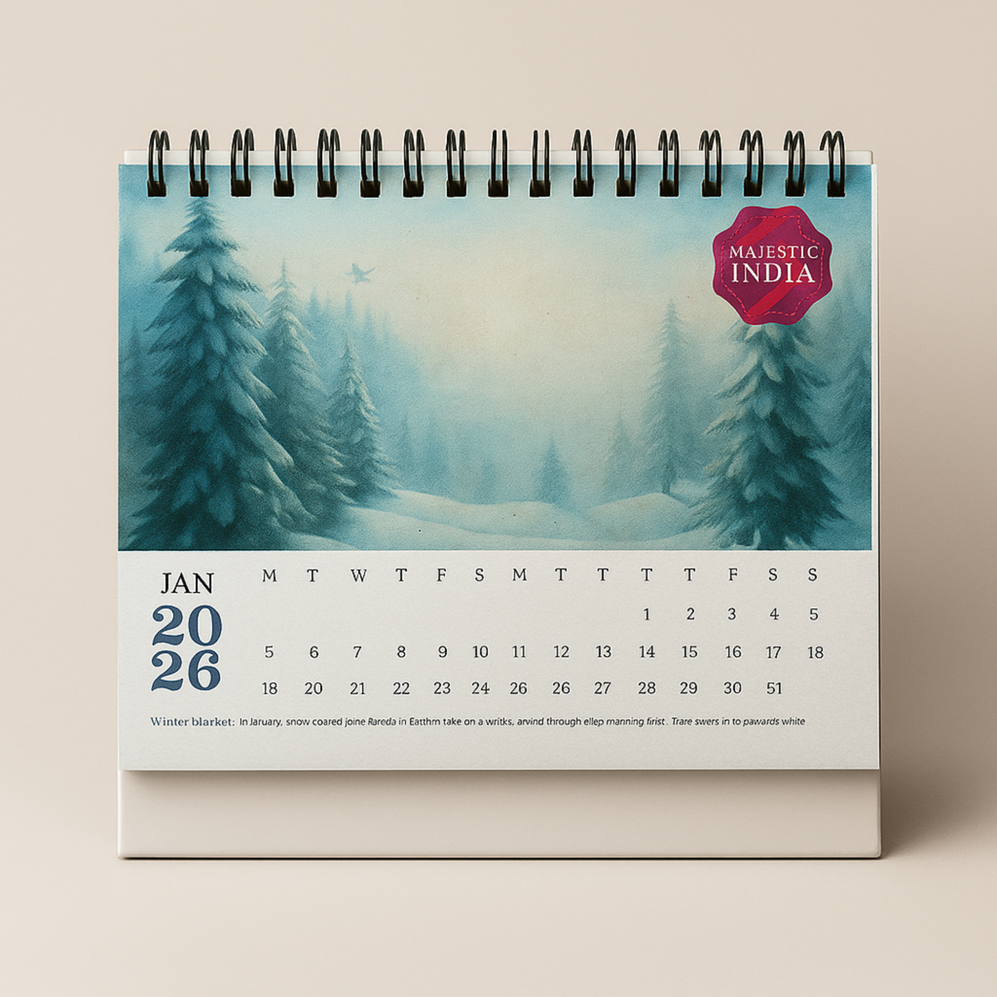 WireBloom Horizon Calendar OCREC015