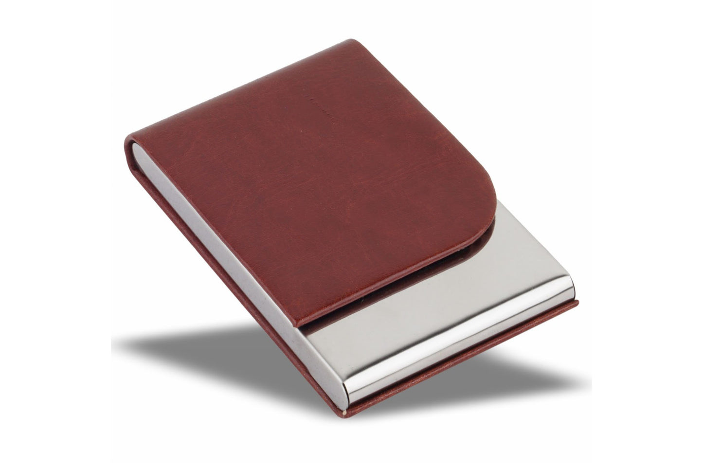 VertiBrown Leather Card Holder OCRCH002