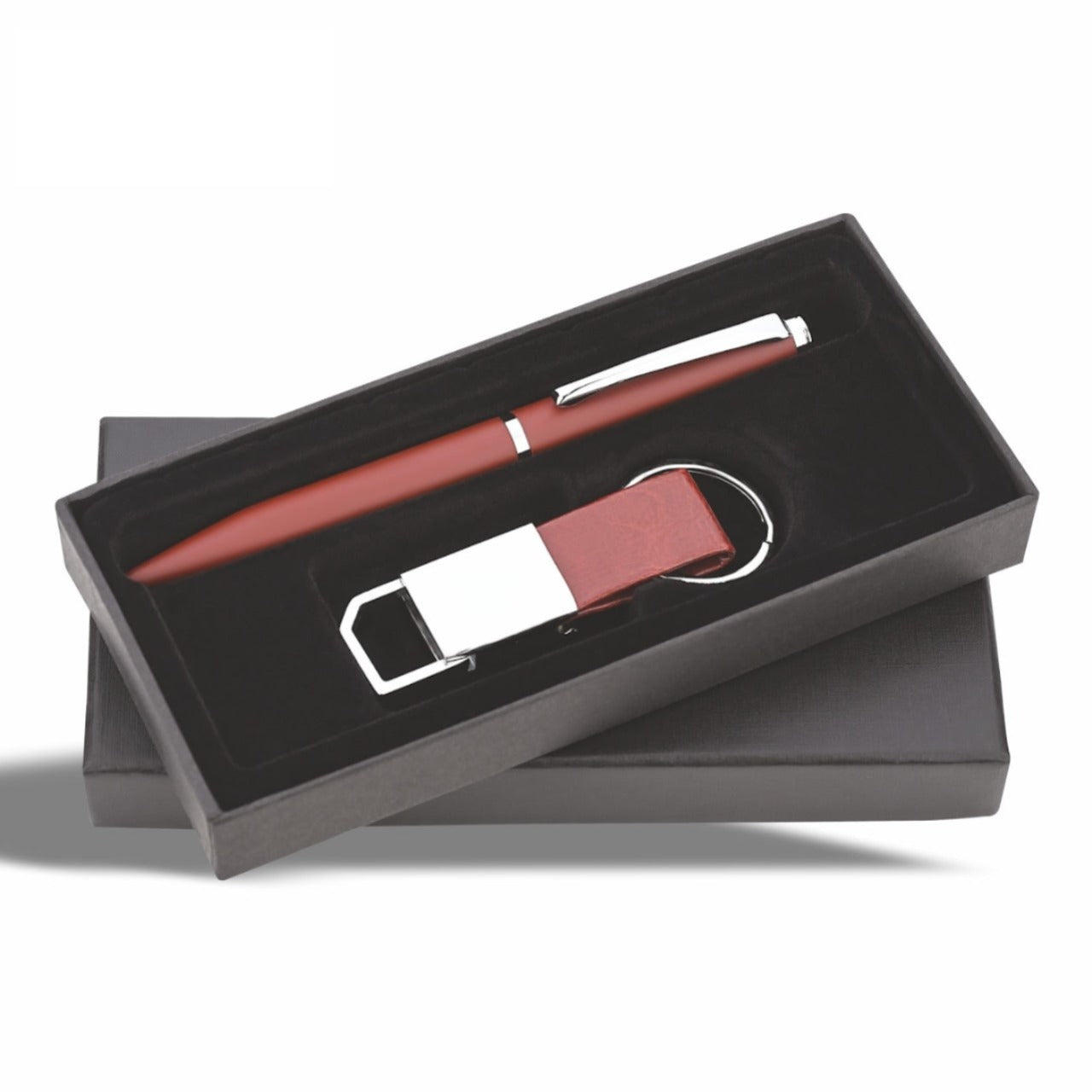 Classic Pen with Leather Keychain OCRC013
