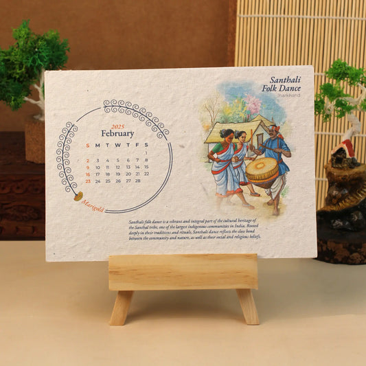 EcoSprout Pro Calendar – Wood OCREC006