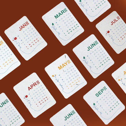EcoSprout Classic Calendar – Wood OCREC005