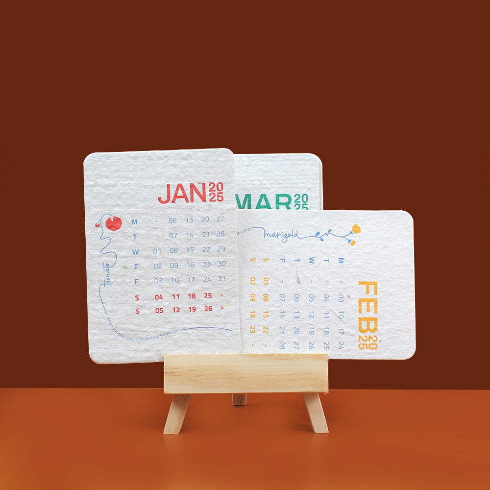 EcoSprout Classic Calendar – Wood OCREC005