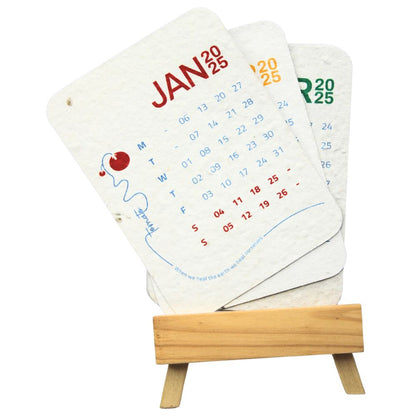 EcoSprout Classic Calendar – Wood OCREC005