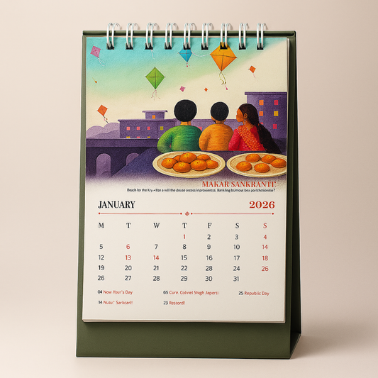 WireBloom Vertical Calendar OCREC016