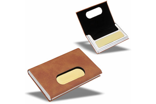 GoldEdge Brown Card Holder OCRCH003