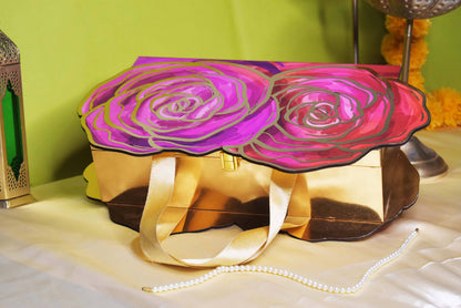 Premium Pink Floral Box Luxury Hamper OFH012