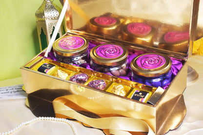 Premium Pink Floral Box Luxury Hamper OFH012