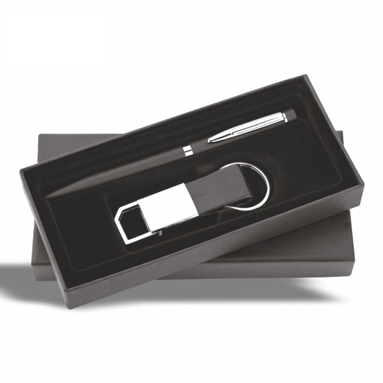 Classic Pen with Leather Keychain OCRC013
