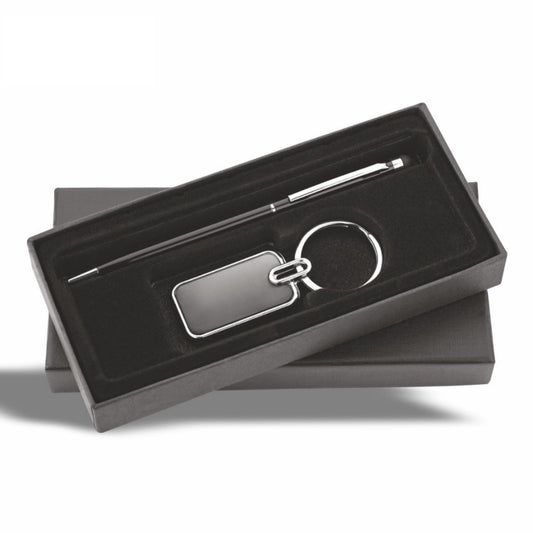 Pen with Rectangle Keychain OCRC017