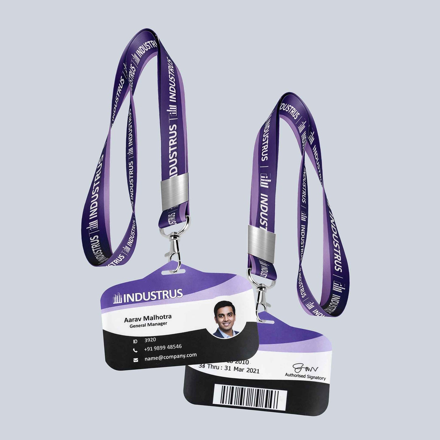 Custom Shapes ID Card Set