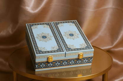 Blue Fleur Hamper Box OBB009