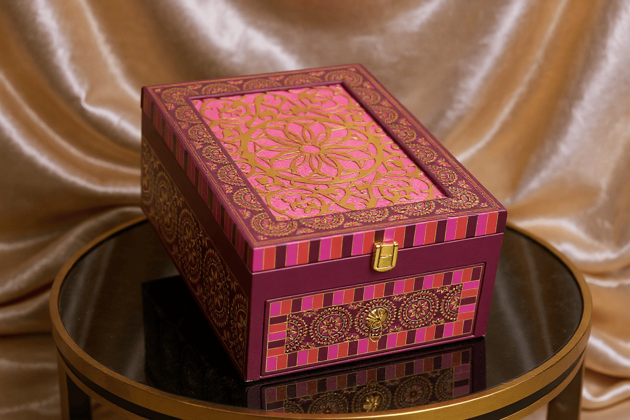 Grande Pink Luxe Drawer Box OBB004