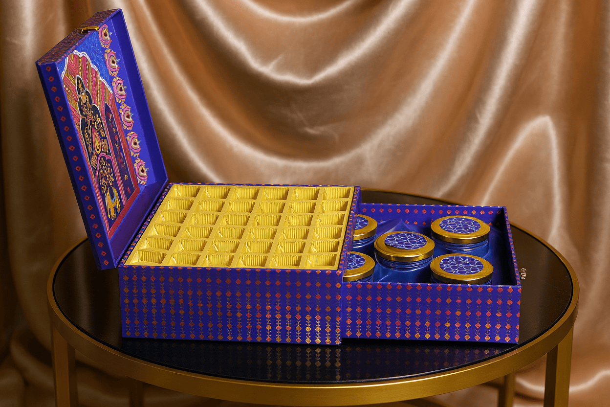 Premium Blue Drawer Box OBB016