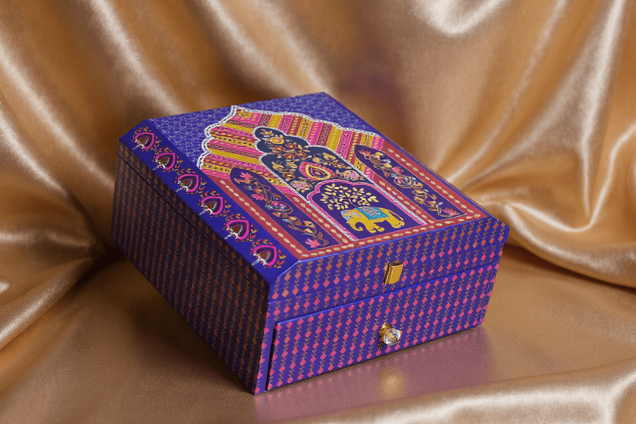 Premium Blue Drawer Box OBB016